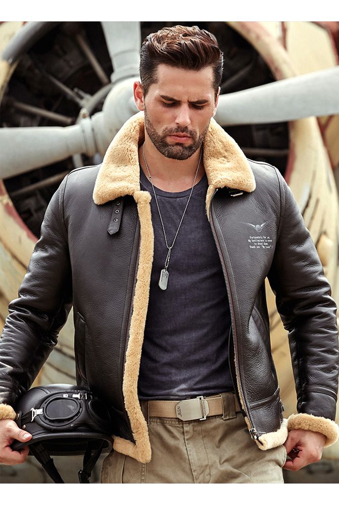Denny&Dora B3 Mens Shearling Jacket