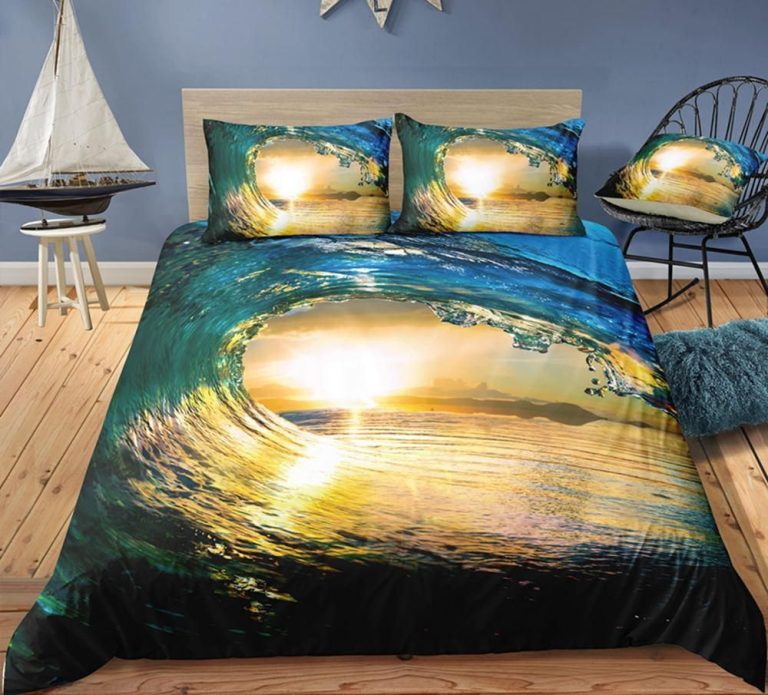Dusk Sea Spectacularly Cd Bedding Set Inkpup - Bedding Sets _ King _ 4PCS
